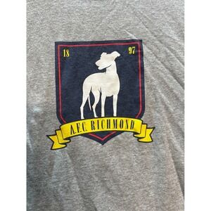 Ted Lasso AFC Richmond Grey‎ T Shirt Men's XXL Logo Tee